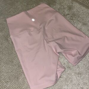Lululemon pink shorts